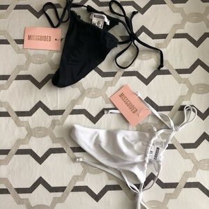 Thong bikini bottoms